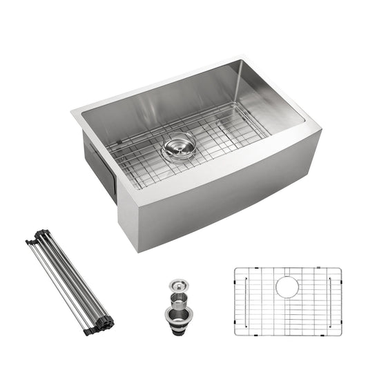 Farmhouse Kitchen Sink Stainless Steel Apron Front