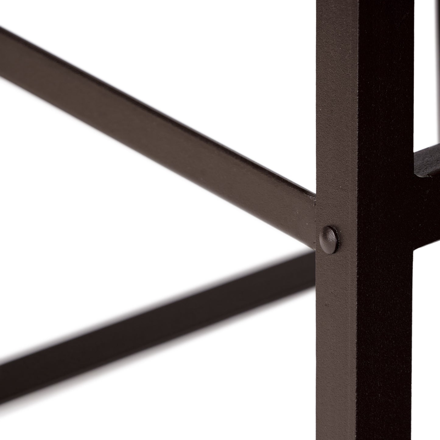 Newbury - Set of 2 - 28" Bar Height Chairs with Natural Stained Acacia Wood and Sturdy Metal Frame