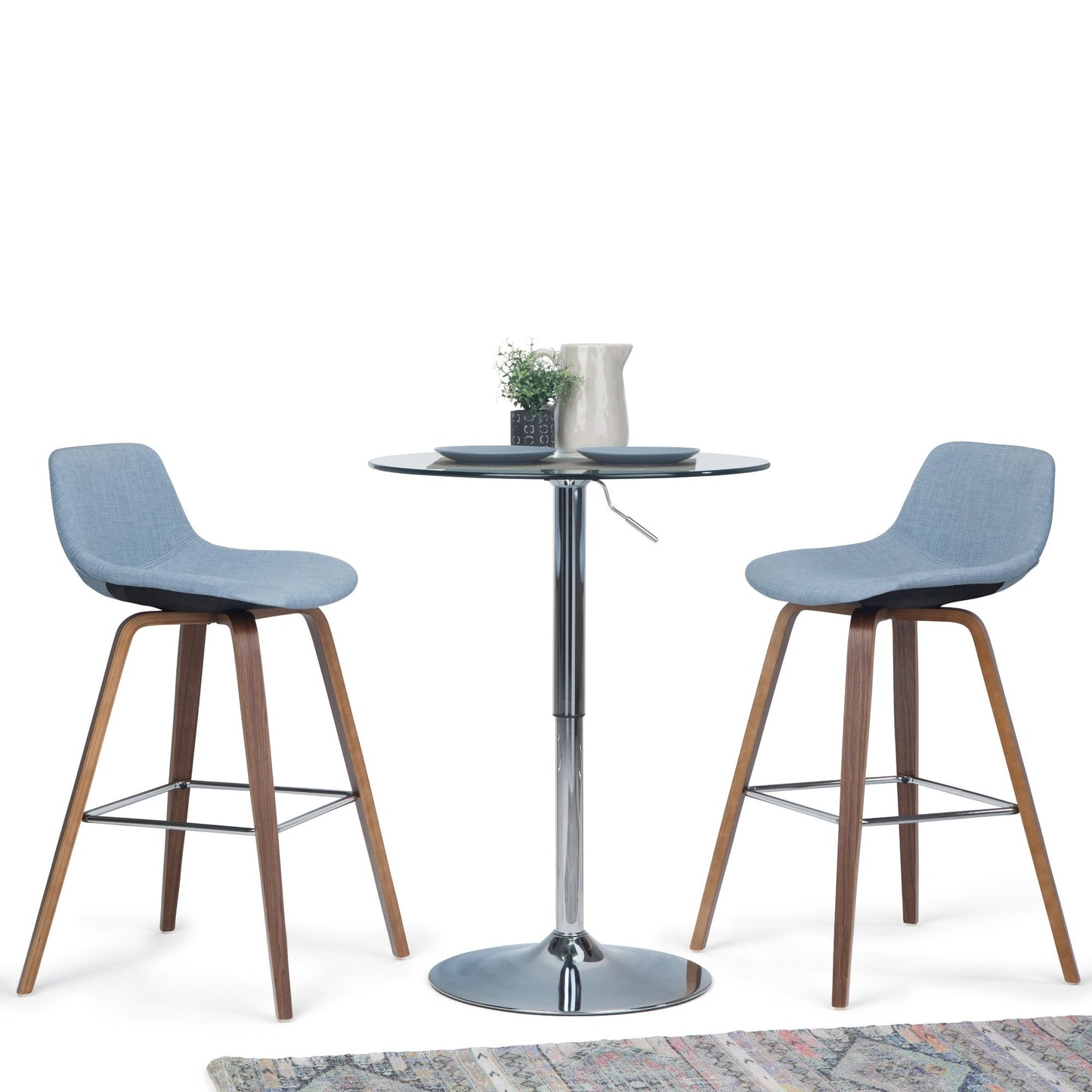 Randolph - Bentwood Multifunctional Counter / Bar Height Stool (Set of 2)