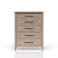 5 Drawer Chest - Sand