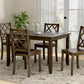 5 Piece Dining Table Set - Brown