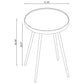 Lymon - Round Top End Table - Gold