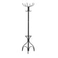 Coat Rack, Hall Tree, Free Standing, 12 Hooks, Entryway, 70"H, Umbrella Holder, Contemporary & Modern
