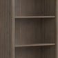 Lev - Bookcase - Smoky Brown