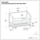Connaught - Entryway Storage Bench With Shelf - Chestnut