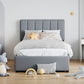 Upholstered Platform Bed With A Hydraulic Storage System