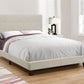 Bed, Upholstered, Frame Only, Transitional