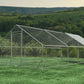 Large Metal Chicken Coop, Walk In Poultry Cage Hen Run House Rabbits Habitat Cage Spire Shaped Coop With Waterproof And Anti Ultraviolet Cover