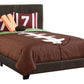 Bed, Upholstered, Transitional