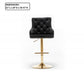 Adjustable Swivel Bar Stool With Nailhead Trim (Set of 2)