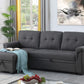 Lucca - Reversible Sleeper Sectional Sofa With Storage Chaise