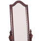 Meriwel - Adjustable Full Length Cheval Mirror With Arched Top - Brown