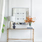 Traditional Decor Style Antique Glass Panel Mirror, Wall Mirror For Bathroom Entryway Console Lean Against Wall
