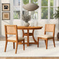 Compact Ergonomic Upholstered Side Chairs (Set of 2)