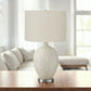 Lighting, Table Lamp, Ceramic, Contemporary - Cream