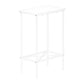 Accent Side Table, Narrow, Small, 2 Tier, Contemporary & Modern