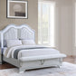 Elegant Bed With Built In Footboard Bench, USB