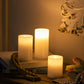 LED Candles With Remote Timer (Set of 3) - White