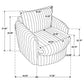 Crandall - Swivel Accent Chair