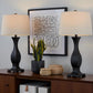 Riley - Contemporary Table Lamp (Set of 2) - Oil Rubbed Bronze / Oat