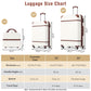 Hardshell Luggage Sets 3 Pieces 20" / 28" Luggages And Cosmetic Case Spinner Suitcase With Tsa Lock Lightweight