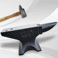 Single Horn Anvil 66Lbs Cast Steel Anvil smith For Sale Forge Tools And Equipment Anvil Rugged Round Horn Anvil smith Jewelers Metalsmith smith Tool - Black