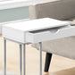 Accent Table, C - Shaped Contemporary & Modern Design