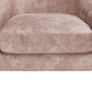 Hi Back Accent Chair - Light Brown