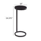 Yancey - Round Accent Table - Antique Bronze