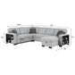 Giza - Modular Sectional Sofa With Sleeper, Storage, USB Charging - Gray