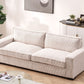 Luxe - Sofa With Sleek Design, Spacious And Comfortable 3 Seater Couch