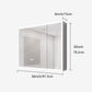 Bathroom Medicine Cabinet With Lights, LED Medicine Cabinet With Mirror, Lighted Medicine Cabinet With Defogger