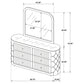 Santiago - 6 Drawer Dresser With Mirror - Ivory