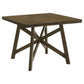 Maxine - Square Counter Height Dining Table - Brown