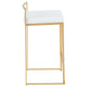 Fuji - Contemporary / Glam Design Counter Stool (Set of 2)