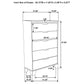 Packard - 5 Drawer Chest - Oak