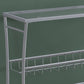 Accent Console Table For Entryway, Contemporary & Modern - Silver