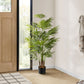 47" Tall, Artificial Plant, Areca Palm Tree, Indoor, Faux, Fake, Floor, Greenery, Potted, Real Touch, Decorative - Green / Black