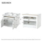 Wall Mounted Bathroom Vanity With Tip Out Drawer And Open Back Design