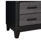 Soluto - Nightstand - Gray / Black