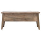 Lid Up Storage Bench - Oak