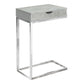 Accent Table, C - Shaped Contemporary Elegant Desig