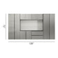 Nova Series - Garage Cabinet Set A With Soft Closing Doors - Metallic Gray