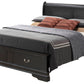 Upholstered Panel Sleigh Bed Design