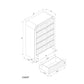 Beverly - Chest, LED Lighting - White / Black