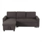 L - Shaped Convertible Sofa Bed With Storage Chaise