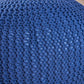 Bordeaux - Knitted Round Pouf, Versatile Ottoman And Floor Cushion