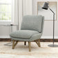 Armless Accent Chair - Gray