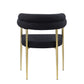 Dining Chairs (Set of 2), Mid-Century Modern Dining Chairs, Kitchen Dining Room Chairs, Round Boucle Backrest Sherpa Dining Chair With Brushed Metal Legs