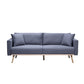 Easton - Fabric Sofa With USB Charging Ports Pockets And Pillows
